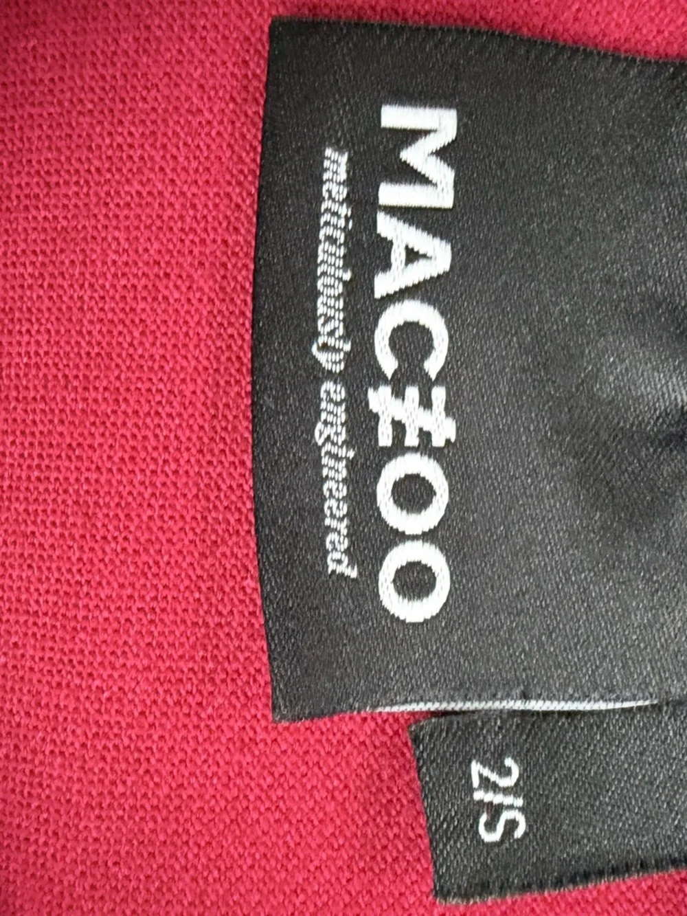 Men's Maceo Red Polo Shirt with Navy Pocket and lion 🦁 size S